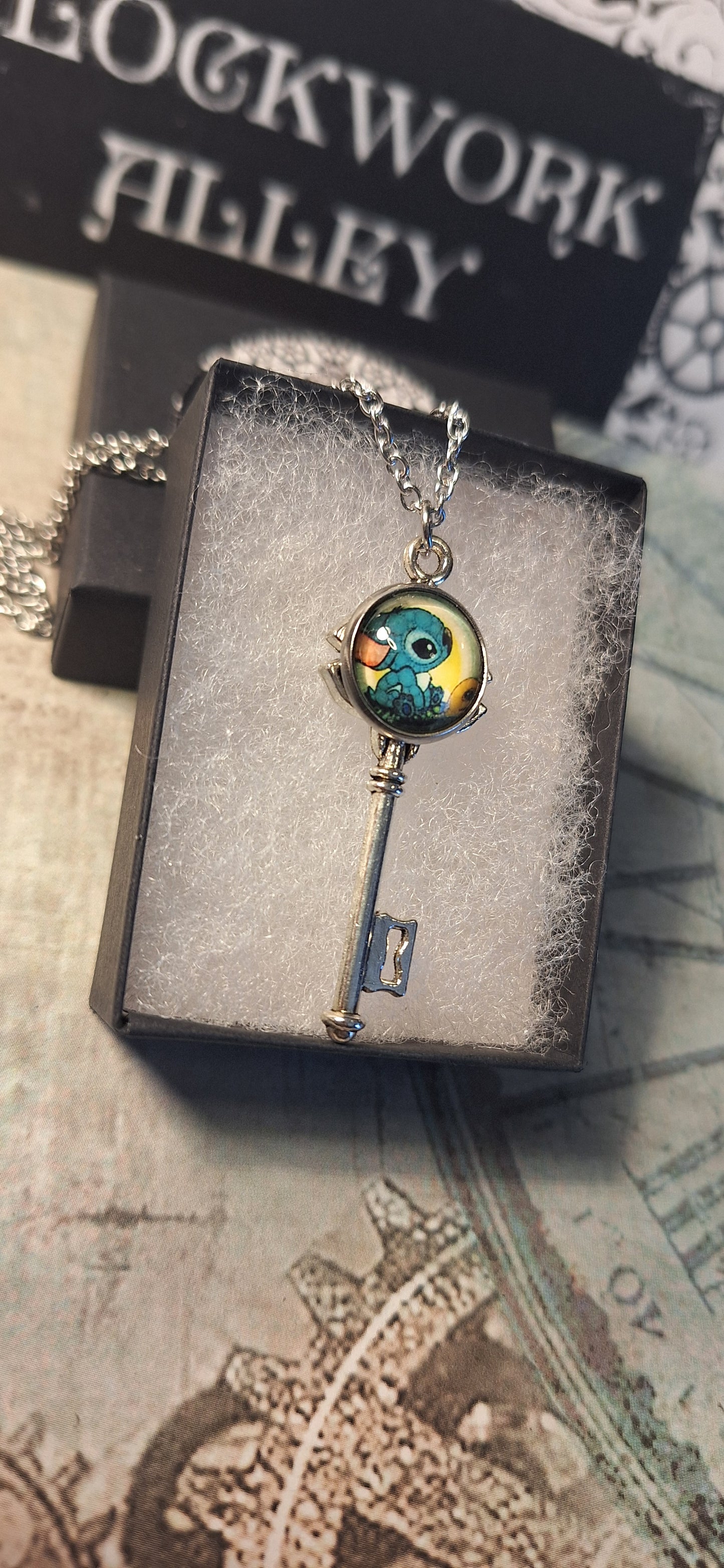Alien Character Key Necklace