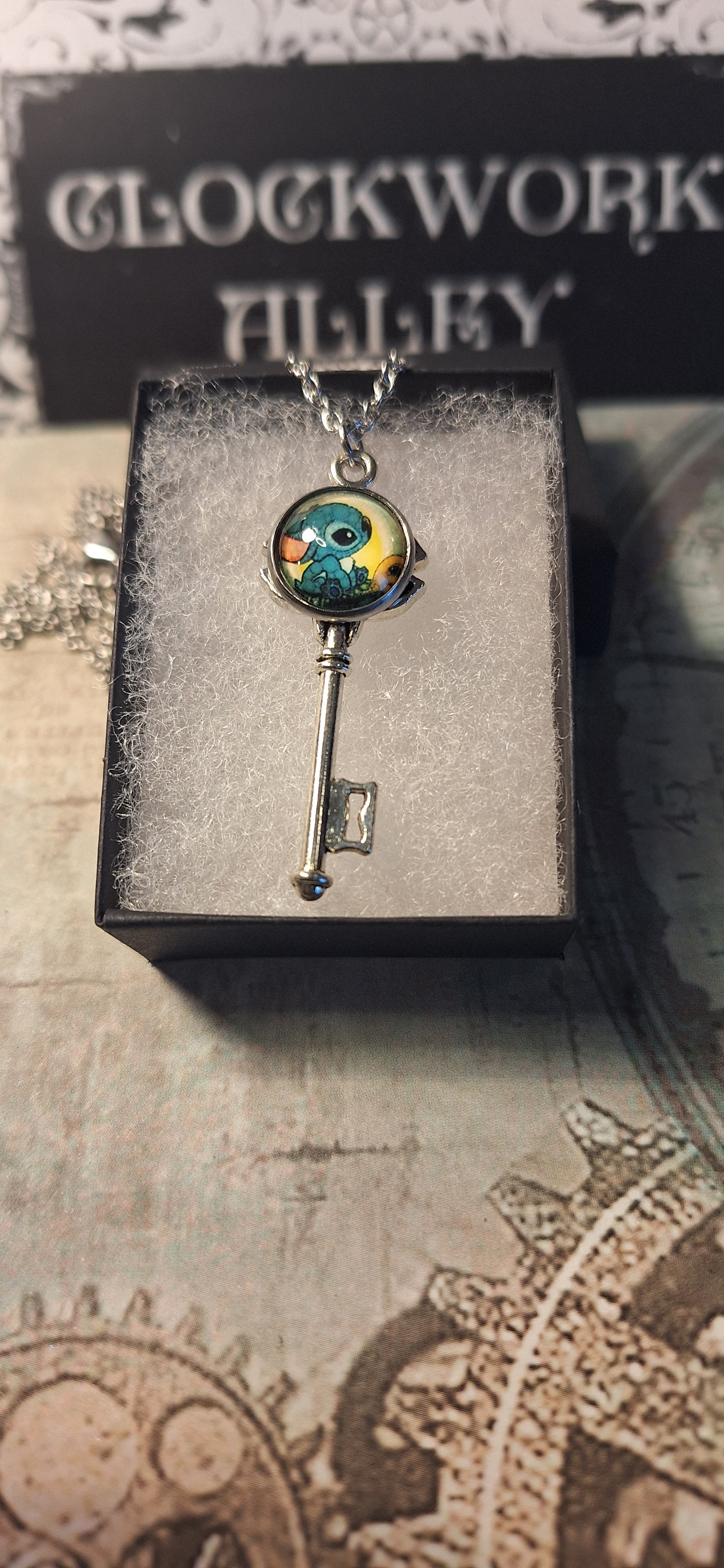 Alien Character Key Necklace