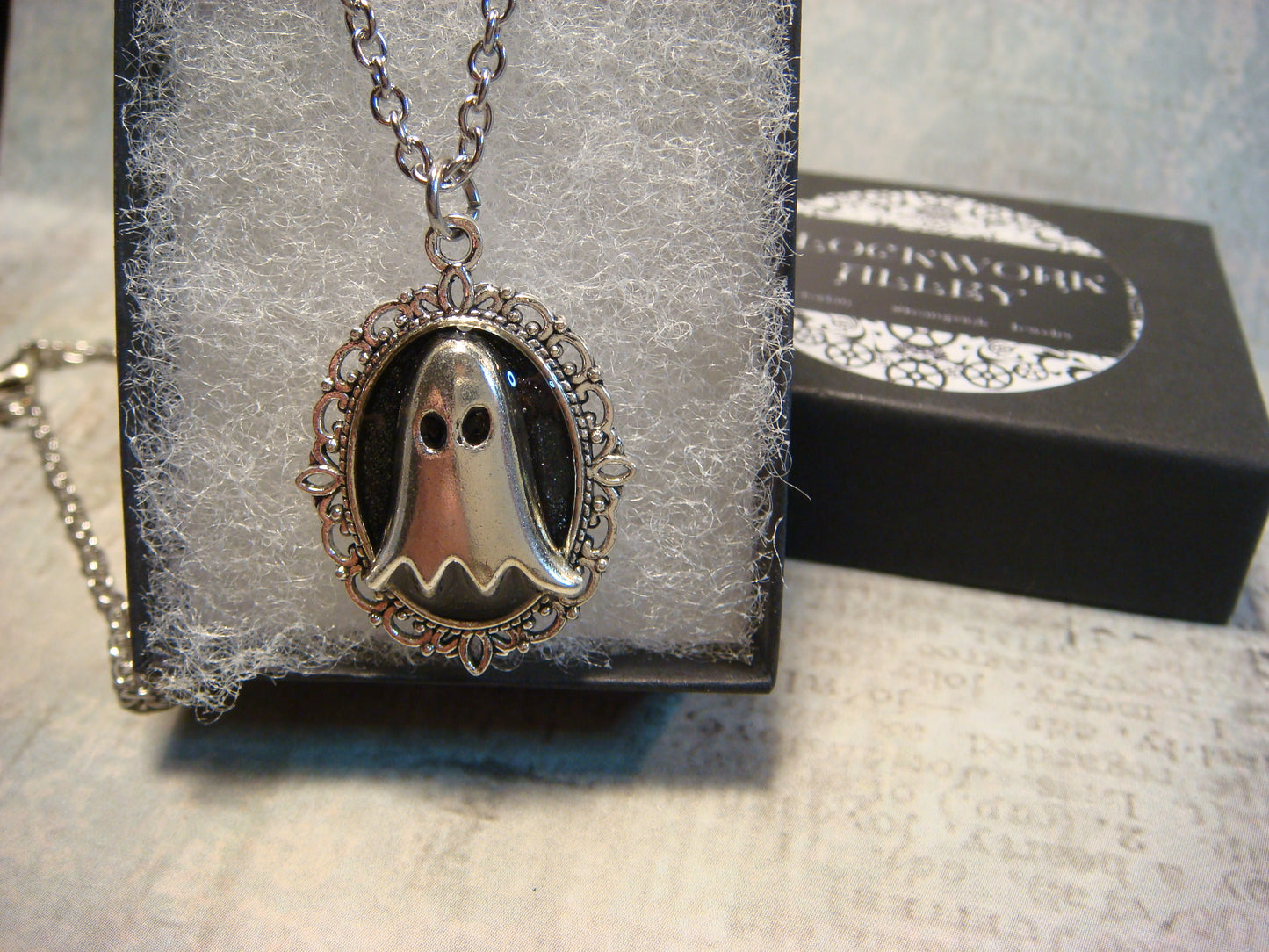 Ghost Small Ornate Necklace