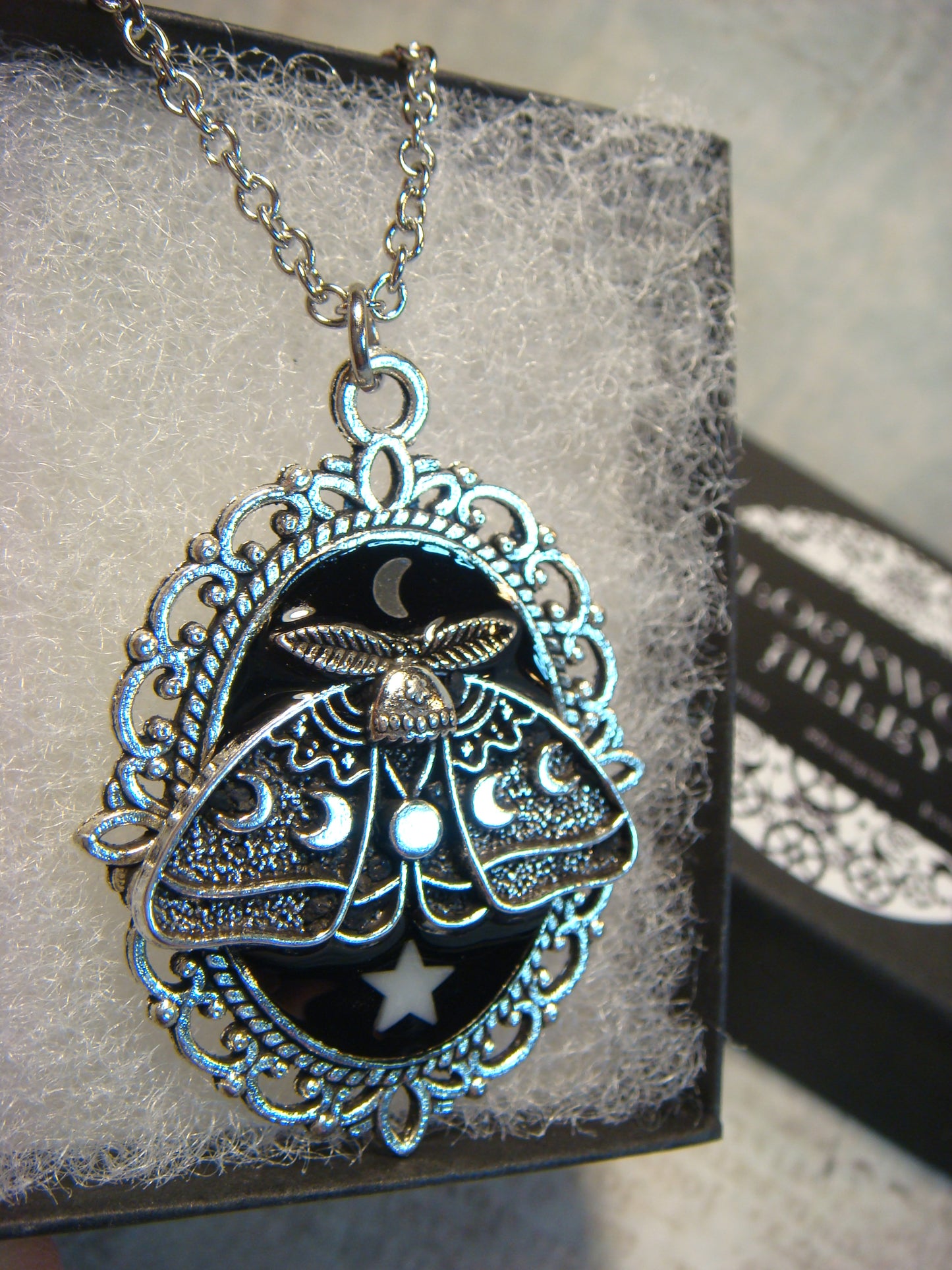 Lunar Moth Ornate Necklace