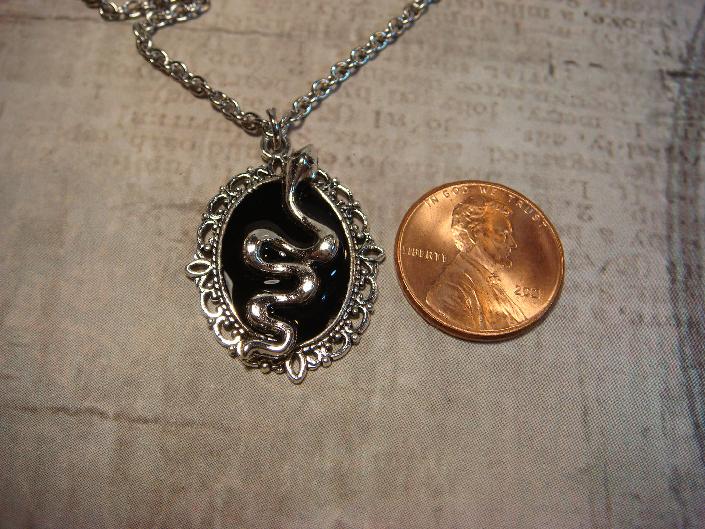 Snake Small Ornate Necklace