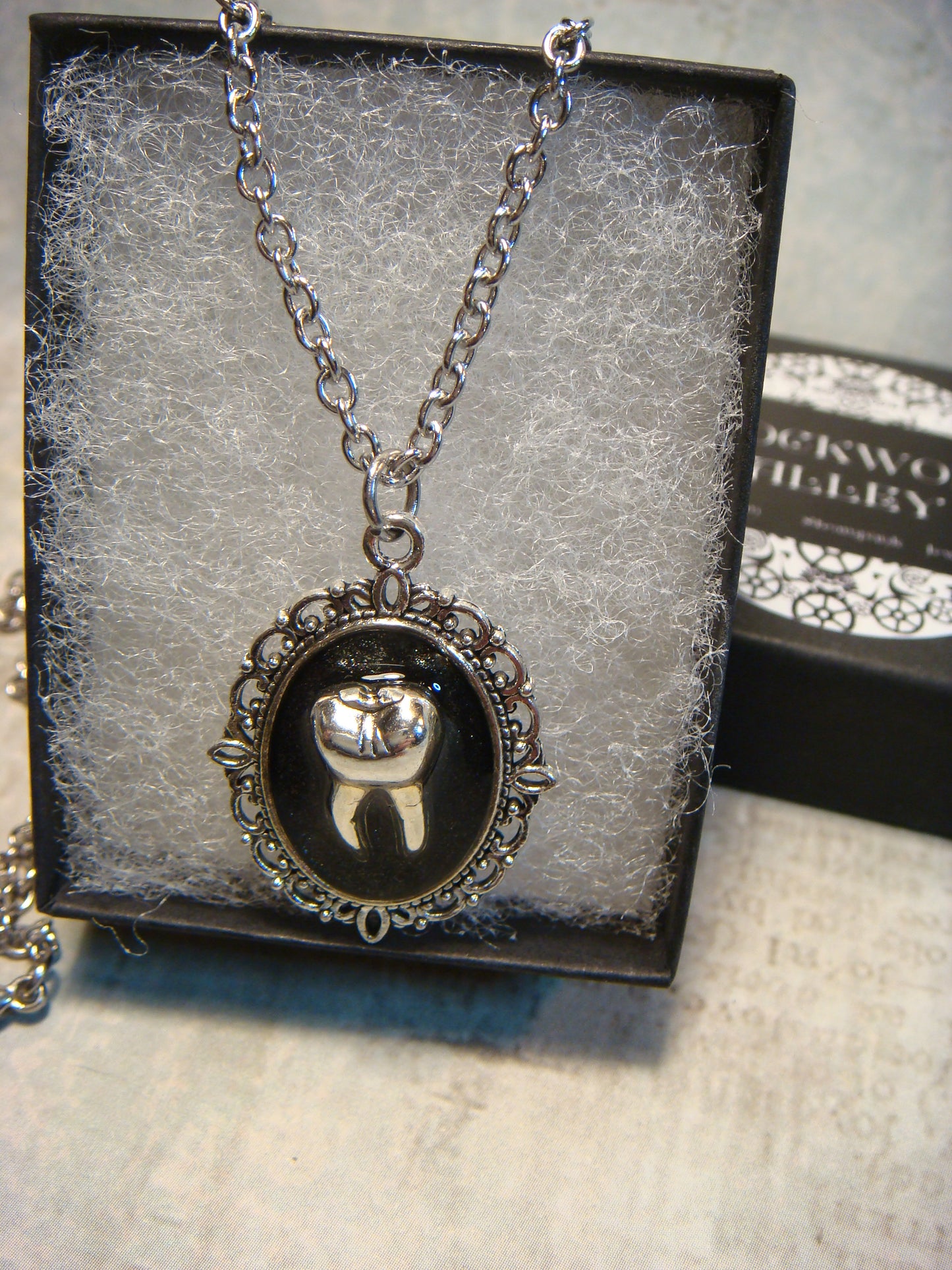 Tooth Small Ornate Necklace