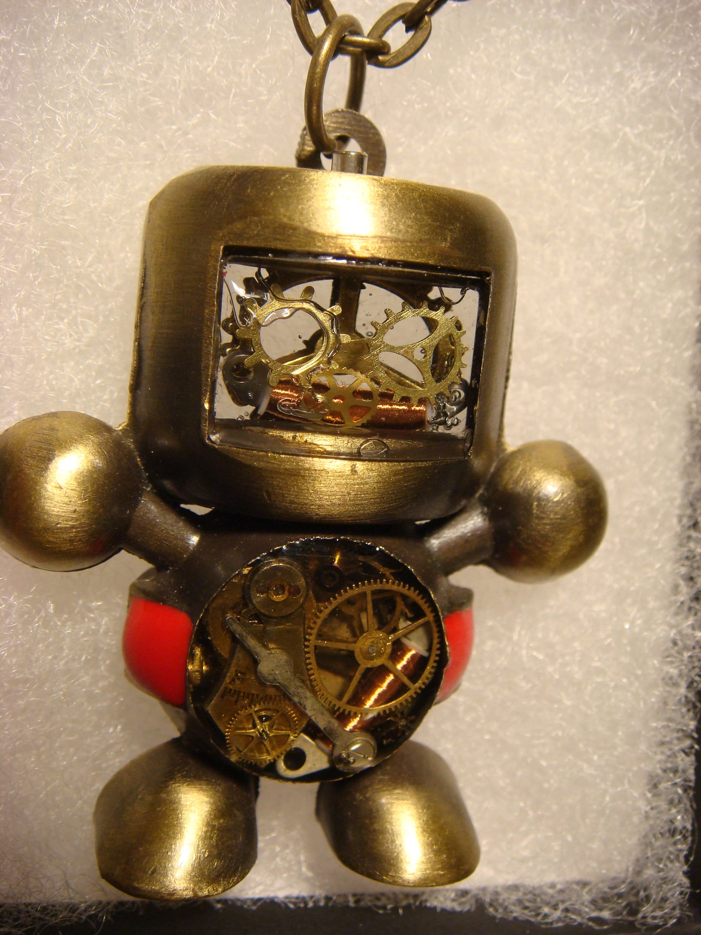Steampunk Robot Necklace