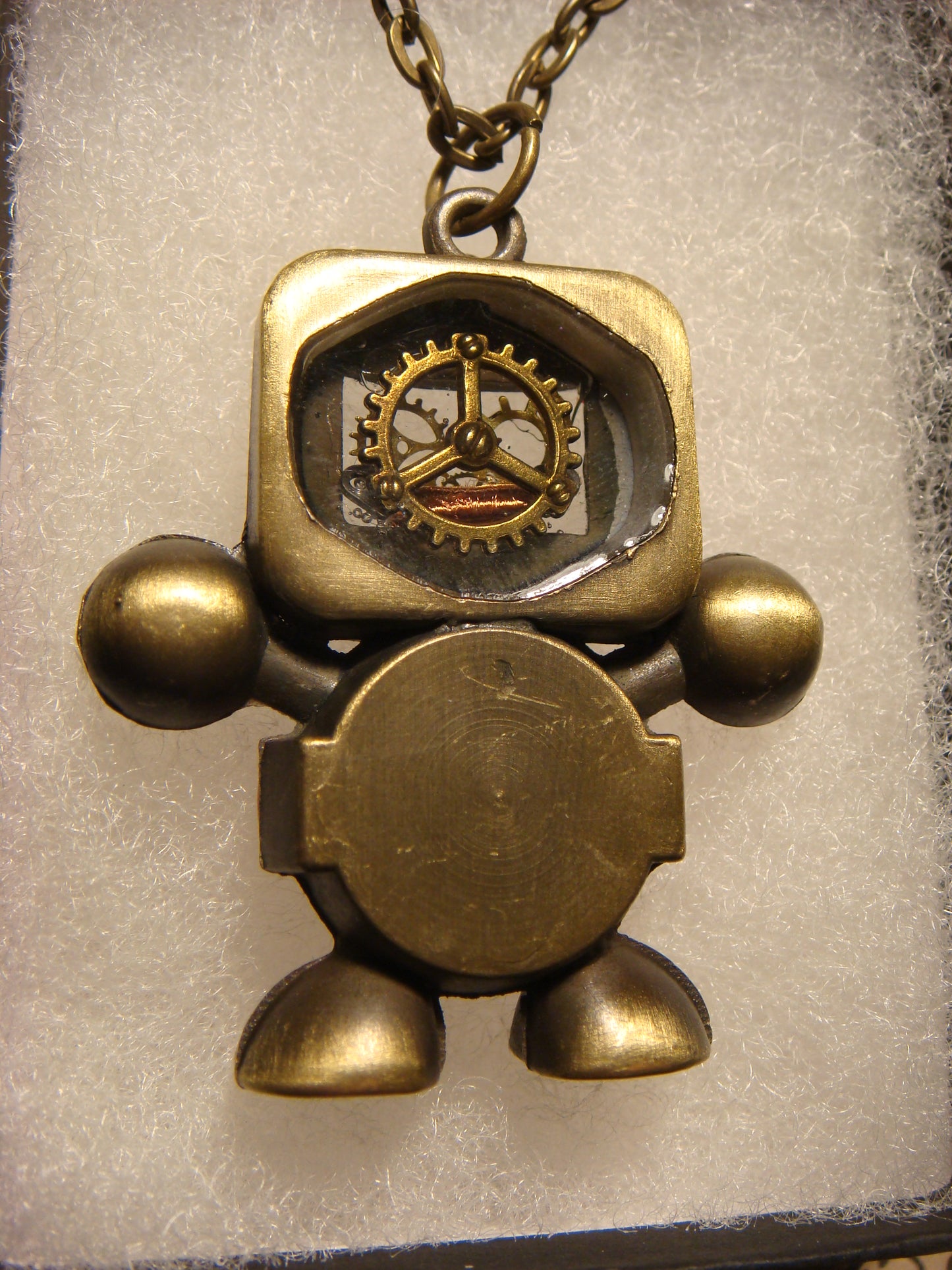 Steampunk Robot Necklace