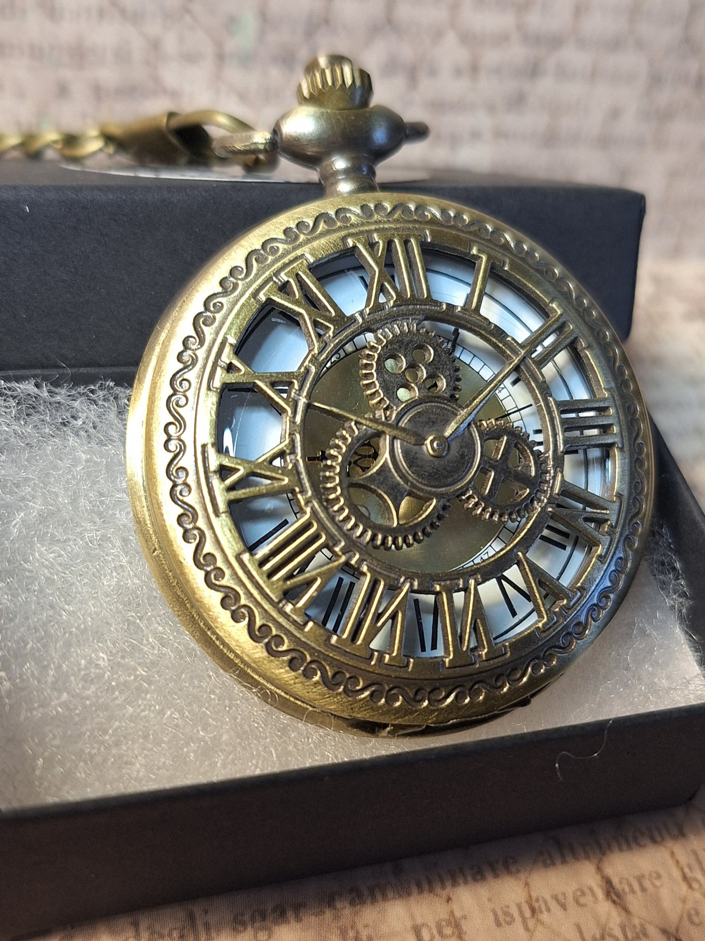 Working Roman Numeral Pocket Watch