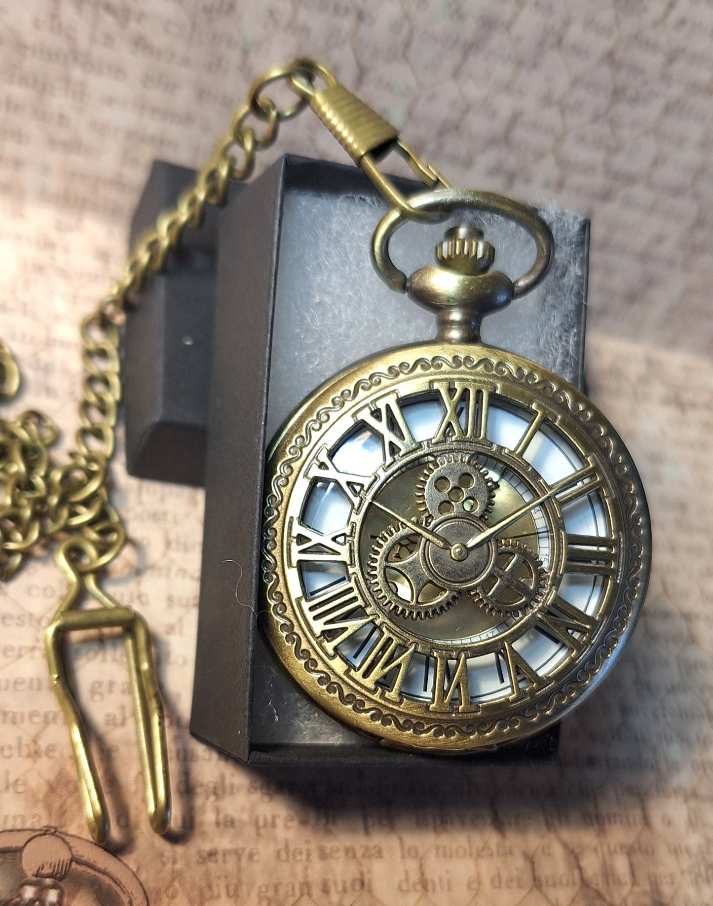 Working Roman Numeral Pocket Watch