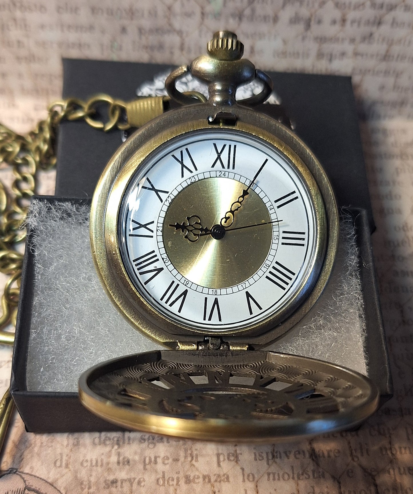 Working Roman Numeral Pocket Watch