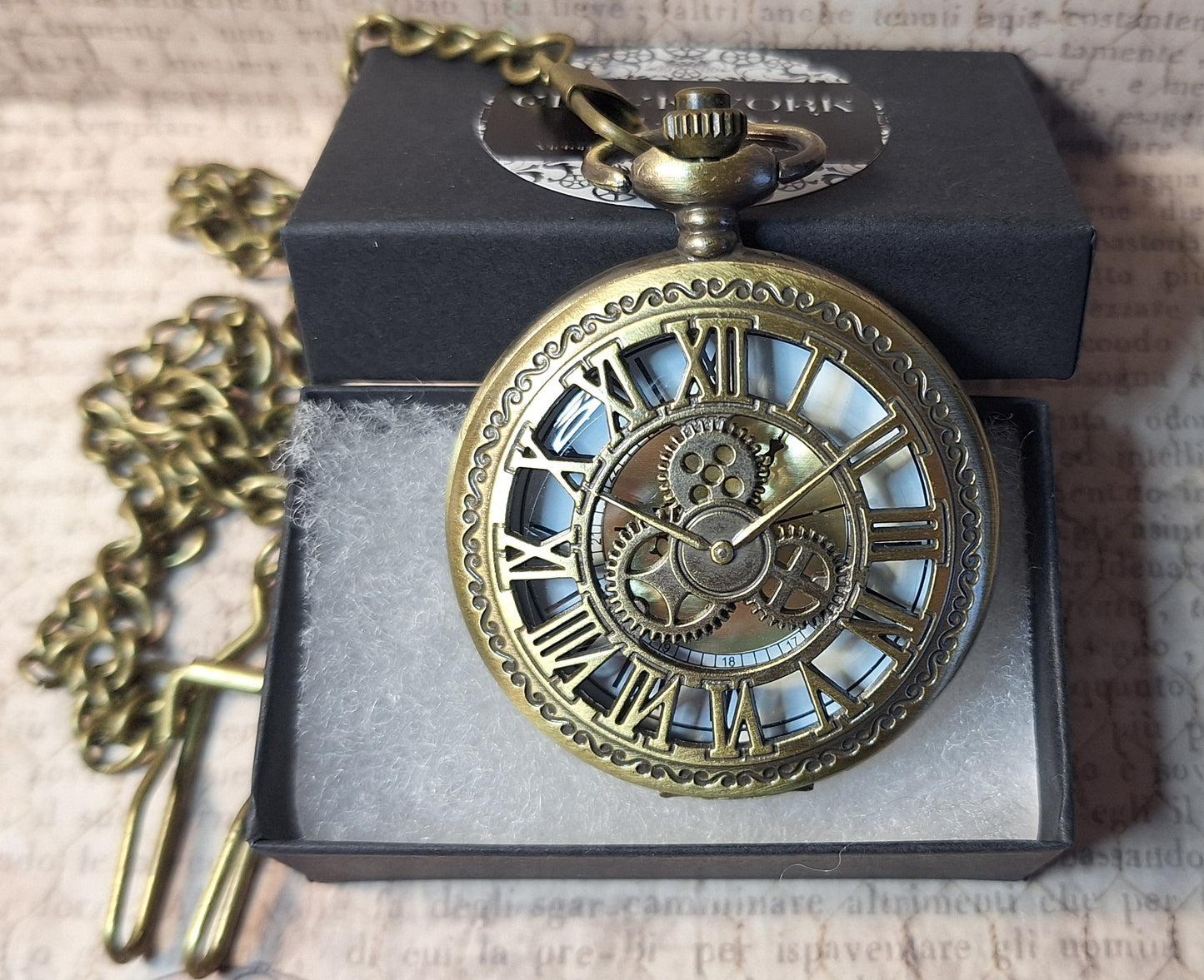 Working Roman Numeral Pocket Watch