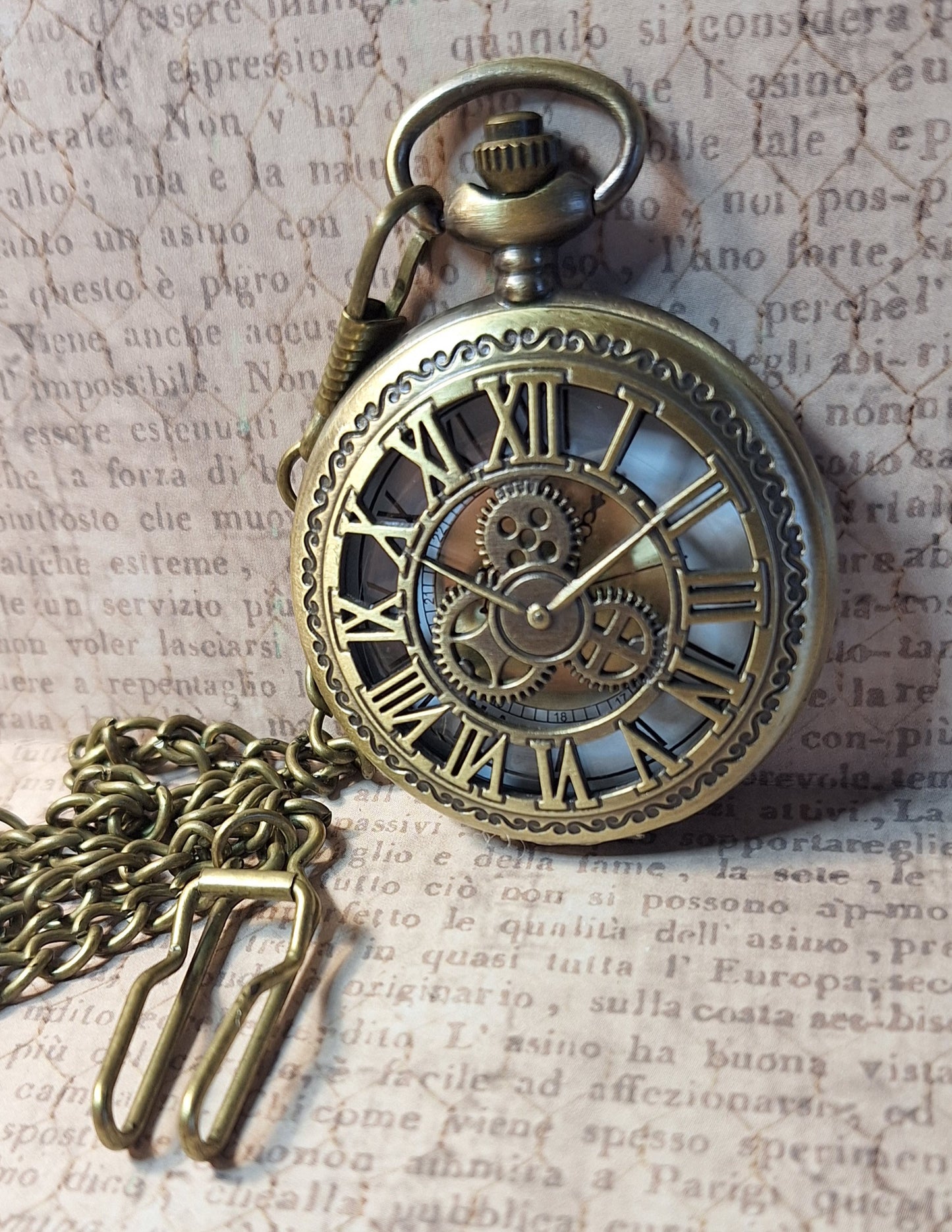 Working Roman Numeral Pocket Watch