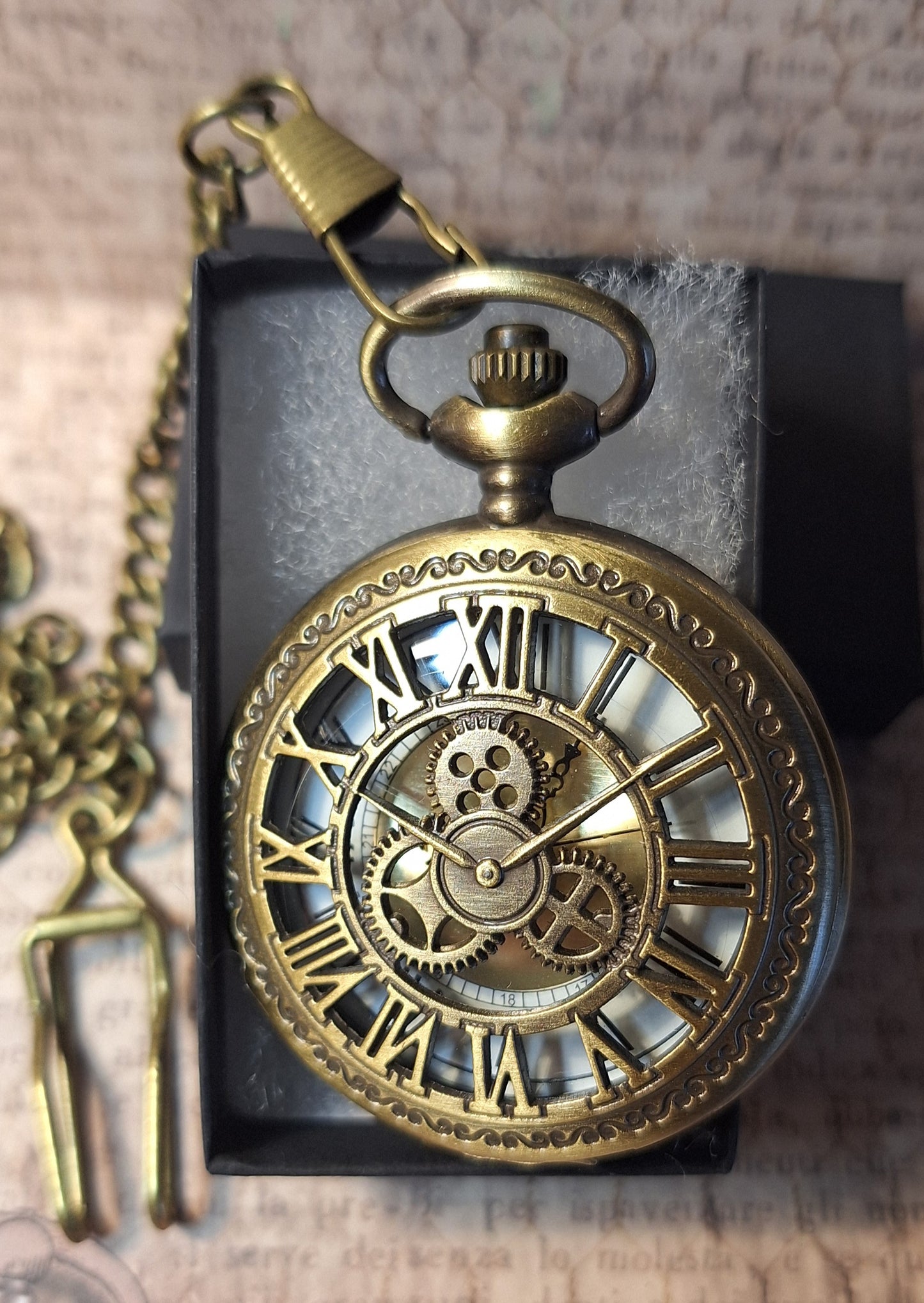 Working Roman Numeral Pocket Watch