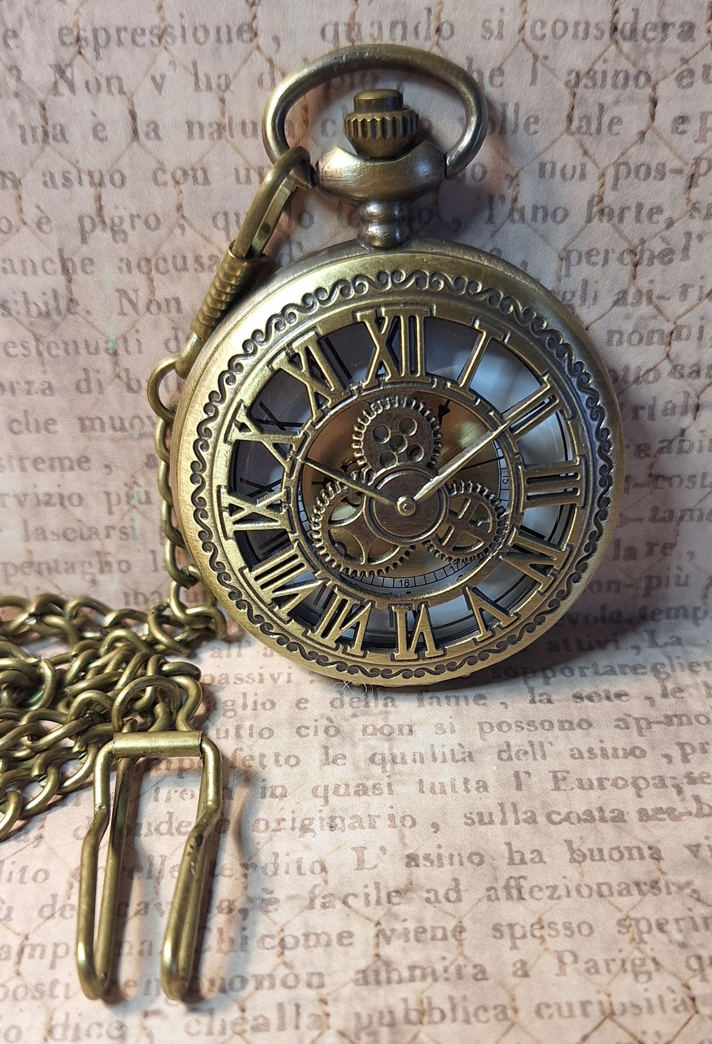 Working Roman Numeral Pocket Watch