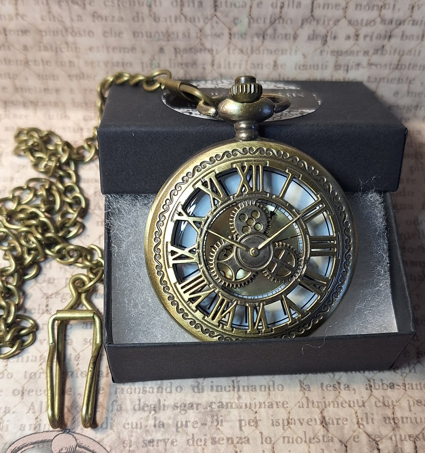 Working Roman Numeral Pocket Watch
