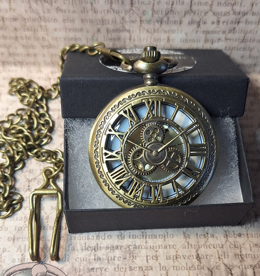 Working Roman Numeral Pocket Watch