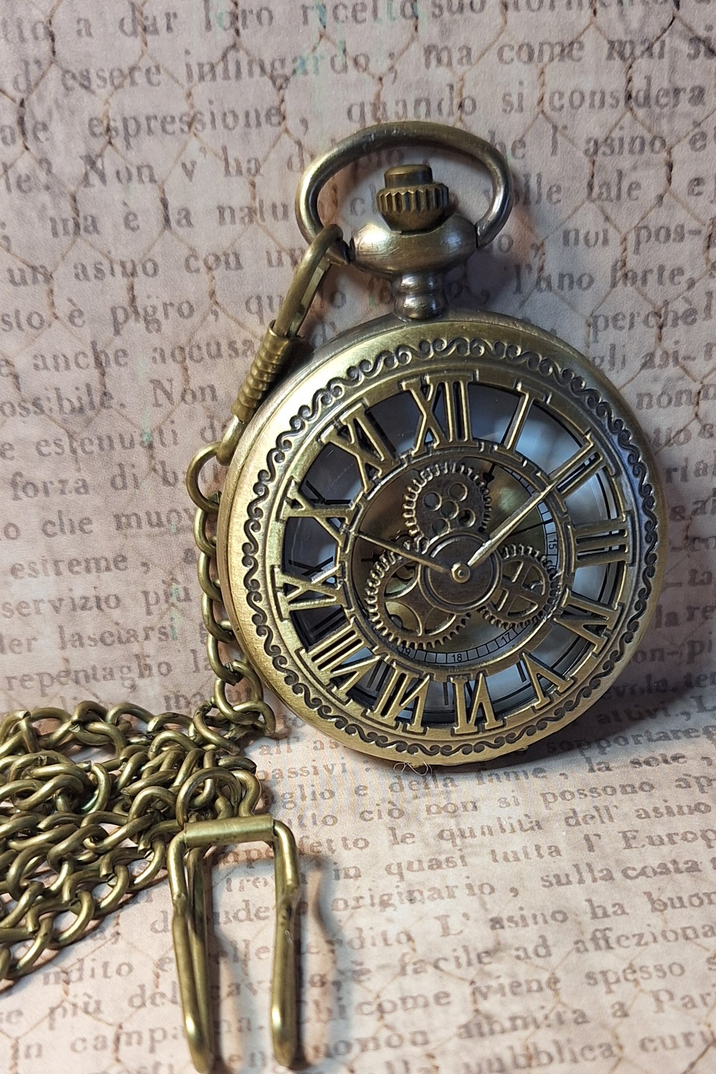 Working Roman Numeral Pocket Watch