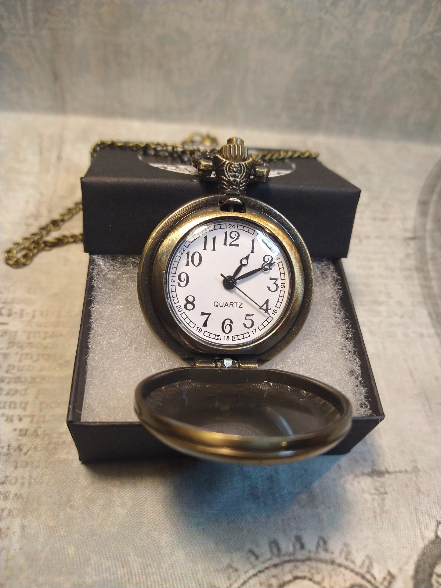 Working Clockwork Dragonfly with Gears Pocket Watch Necklace