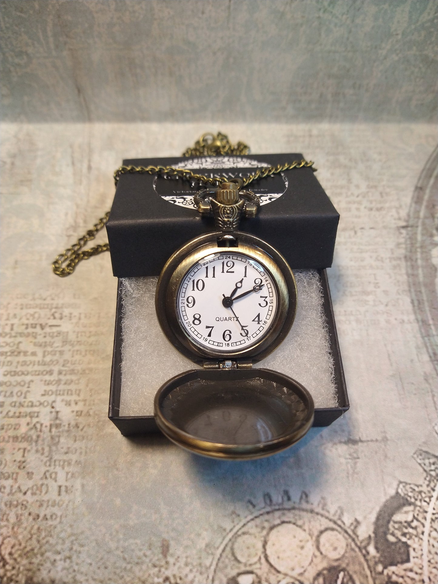 Working Clockwork Dragonfly with Gears Pocket Watch Necklace