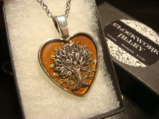 Tree of Life Heart Necklace
