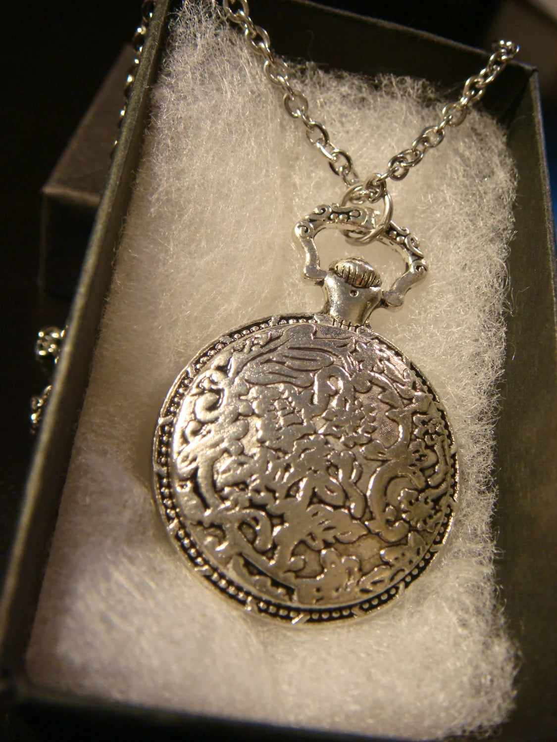 Clockwork Octopus with Watch Parts Pocket Watch Pendant Necklace