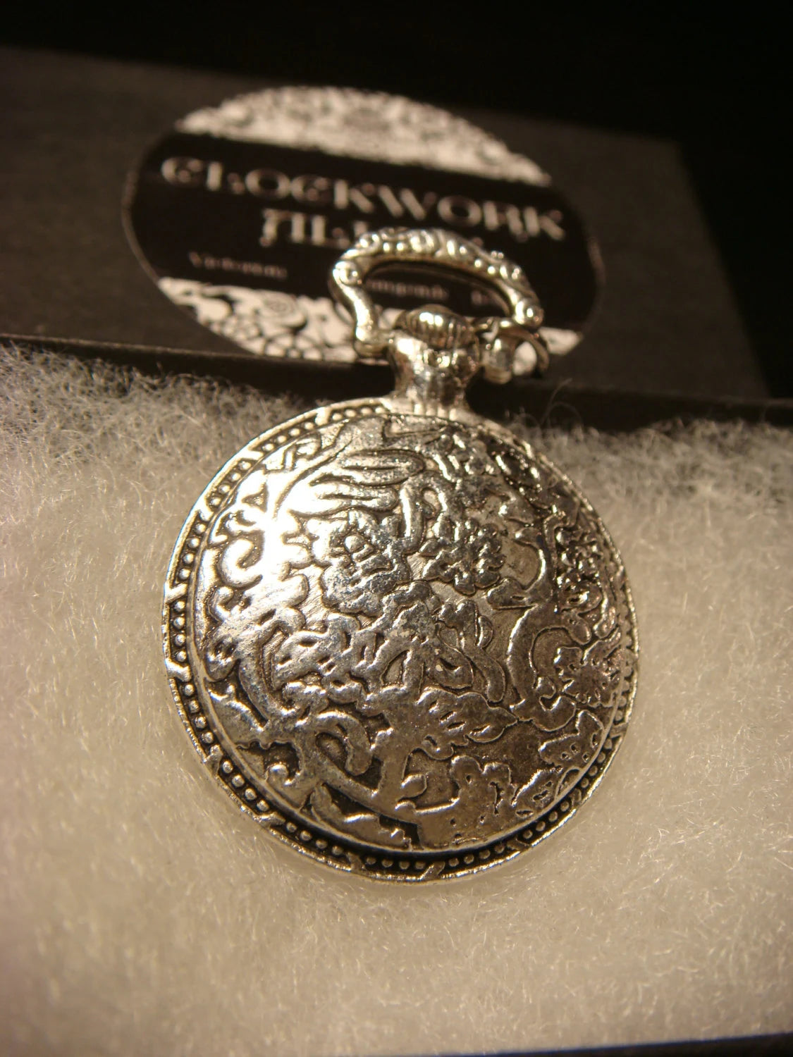 Clockwork Mermaid with Watch Parts Pocket Watch Pendant Necklace