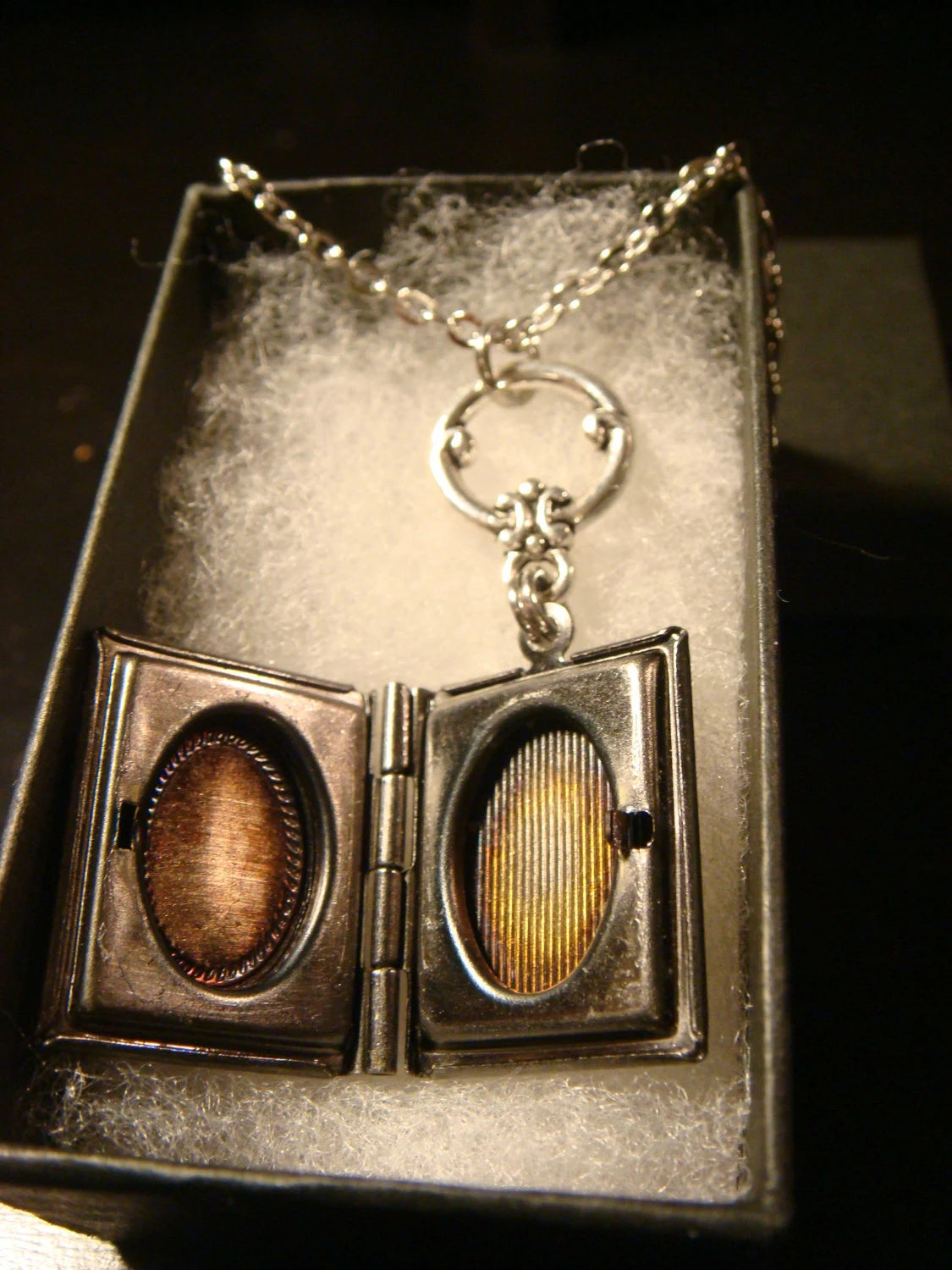 Heart Gears and Watch Parts Book Locket Necklace