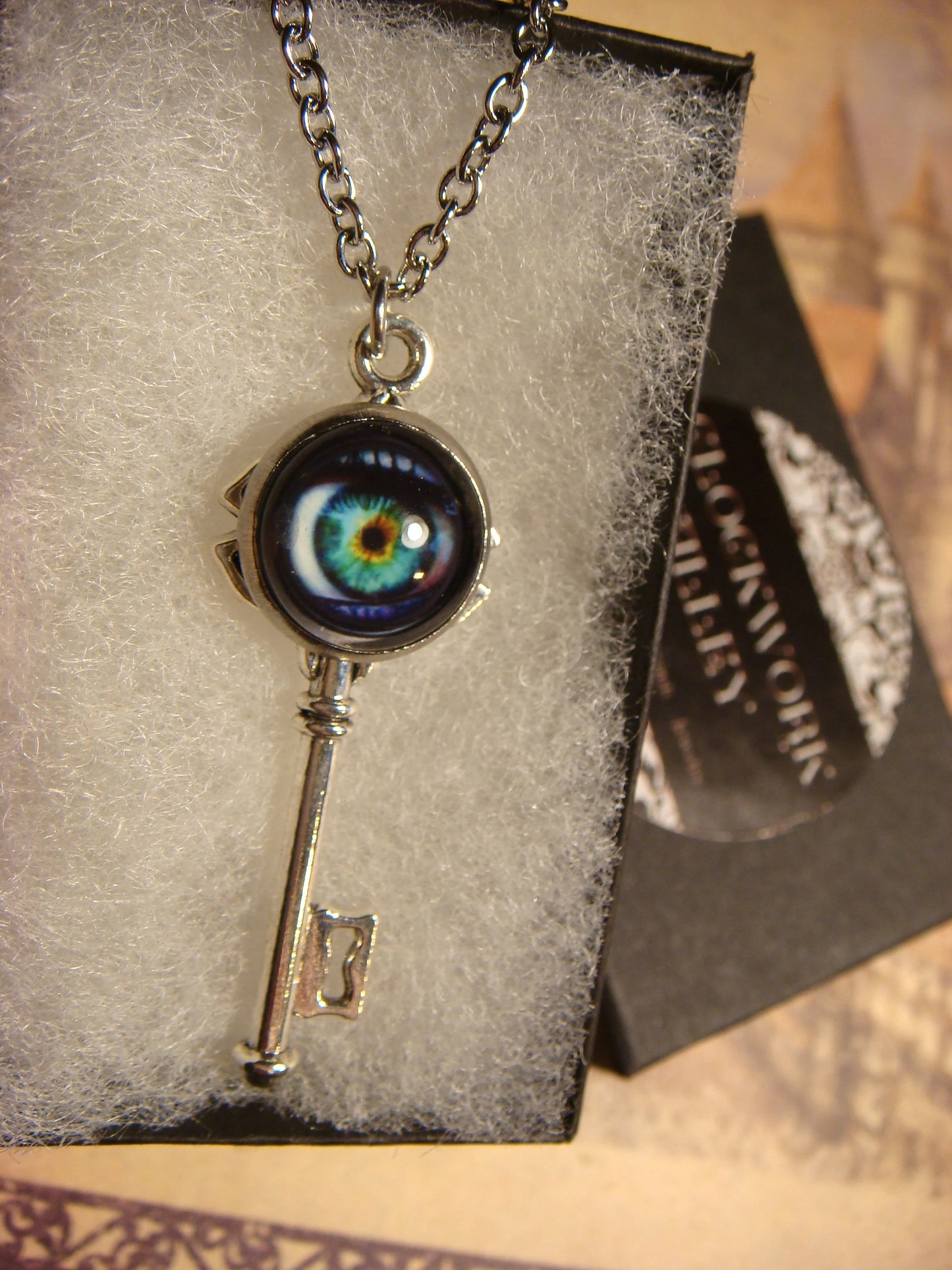 Eye Image Key Necklace