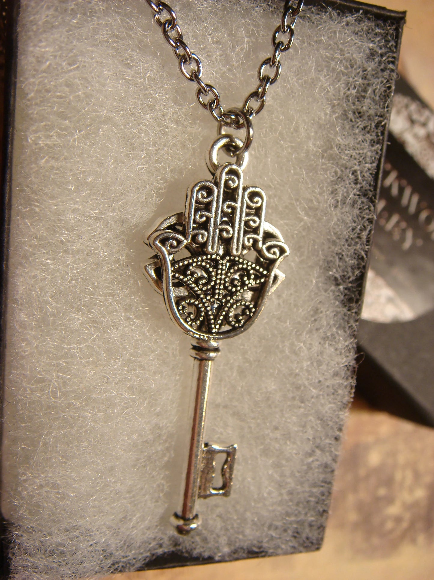 Hamsa Key Necklace