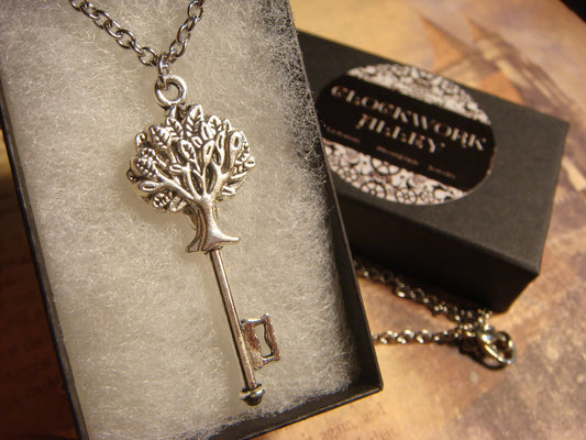 Tree of Life Key Necklace