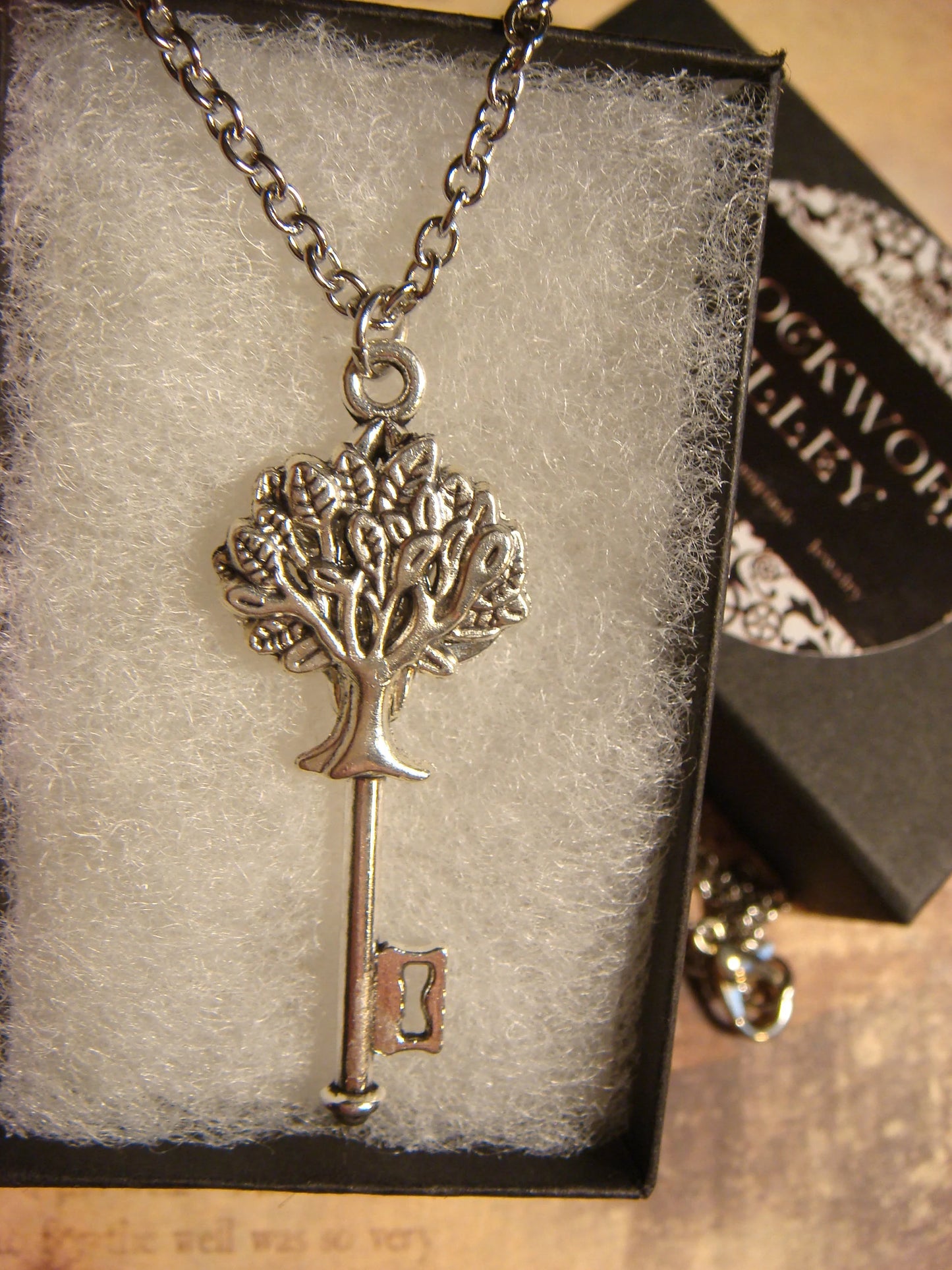 Tree of Life Key Necklace