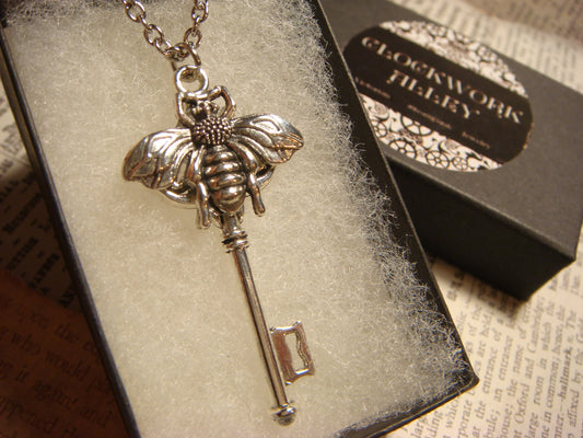 Bee Key Necklace
