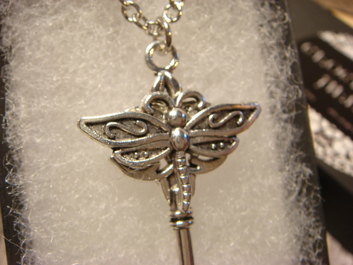Dragonfly Key Necklace
