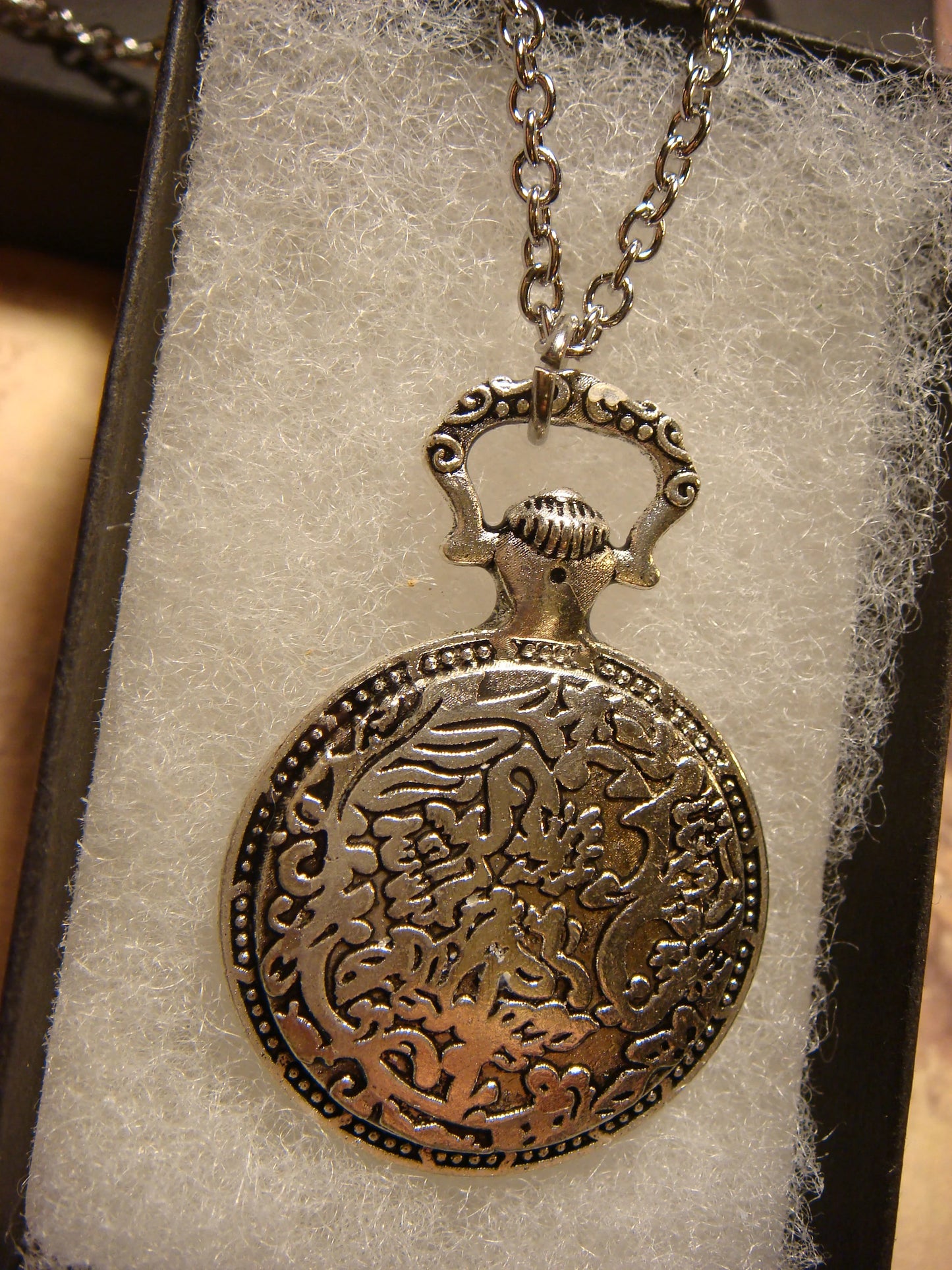 Zodiac Scorpio Pocket Watch Pendant Necklace