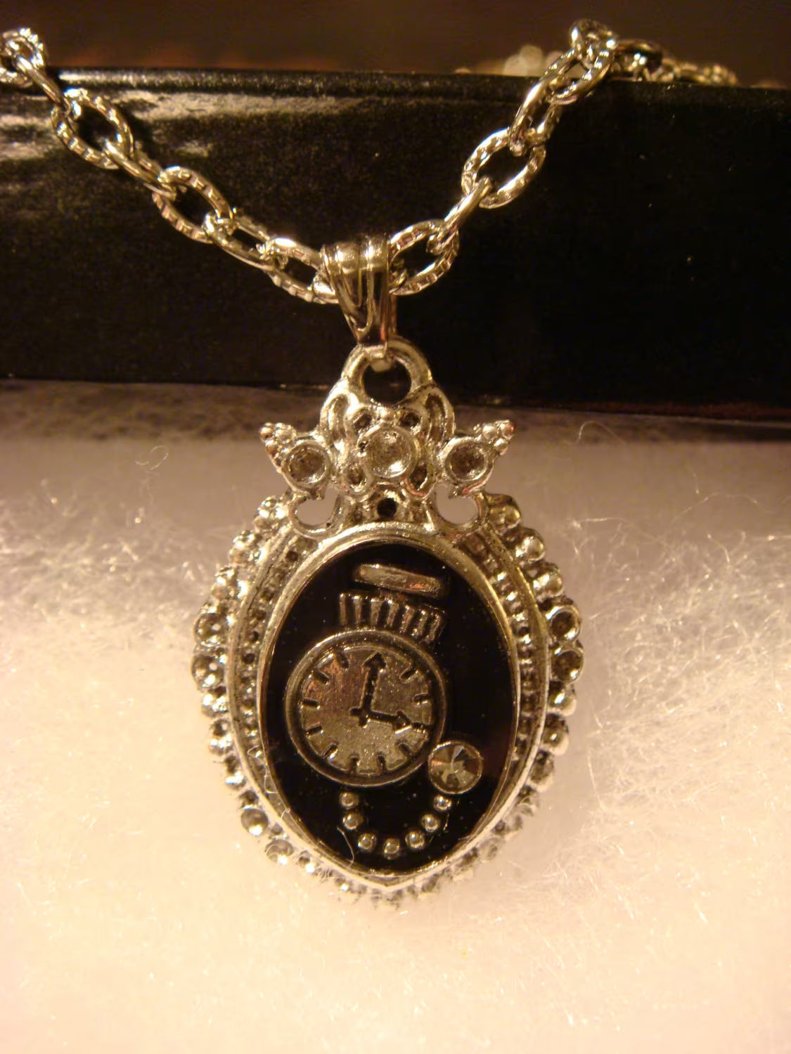 Ornate Pocket Watch Necklace