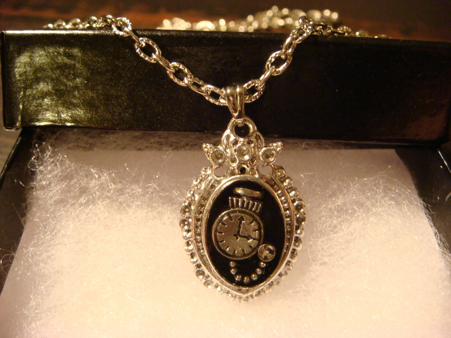 Ornate Pocket Watch Necklace