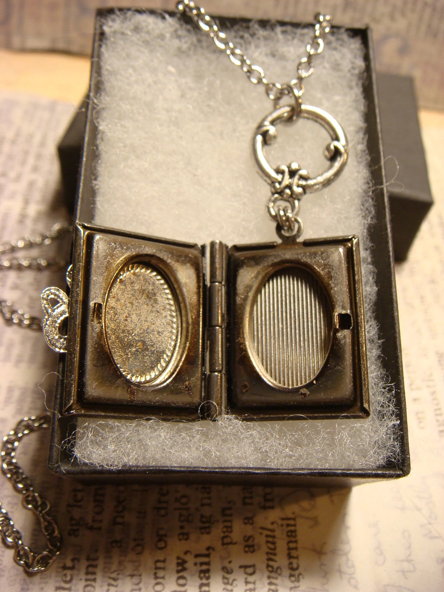 Octopus Book Locket Necklace