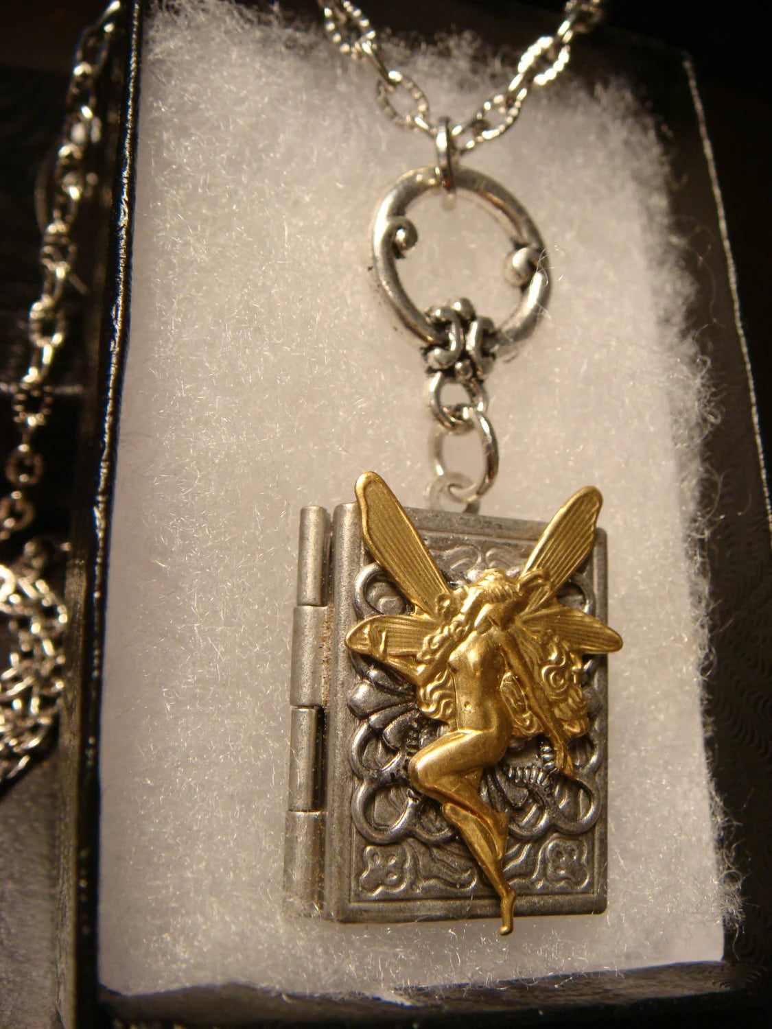 Fairy Book Locket Necklace