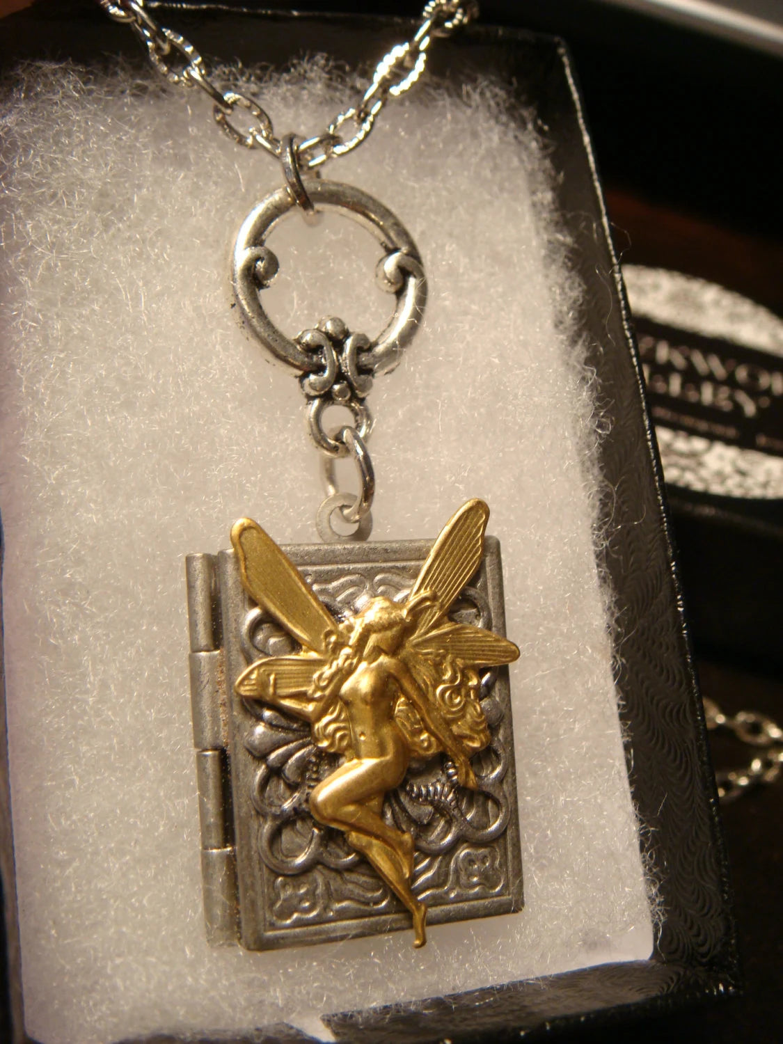 Fairy Book Locket Necklace
