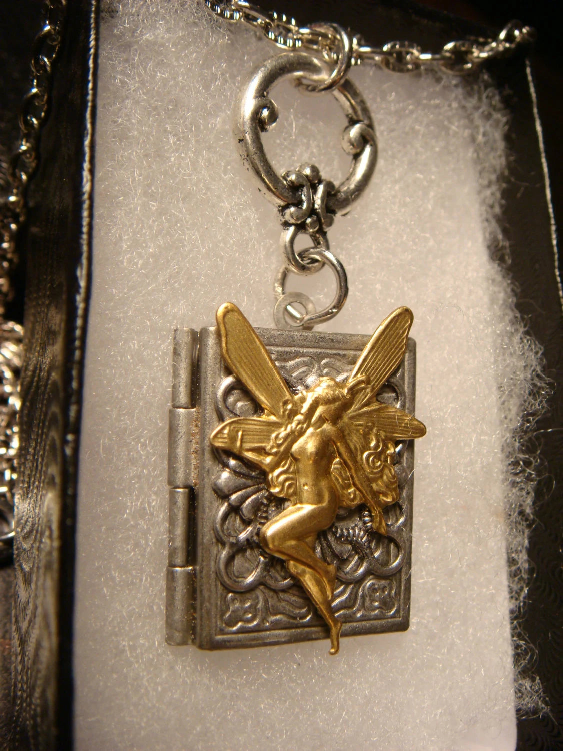 Fairy Book Locket Necklace