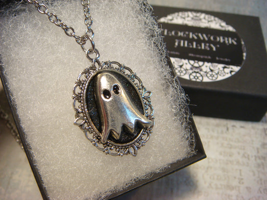 Ghost Small Ornate Necklace