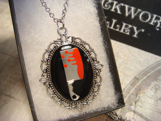 Bloody Cleaver Ornate Necklace