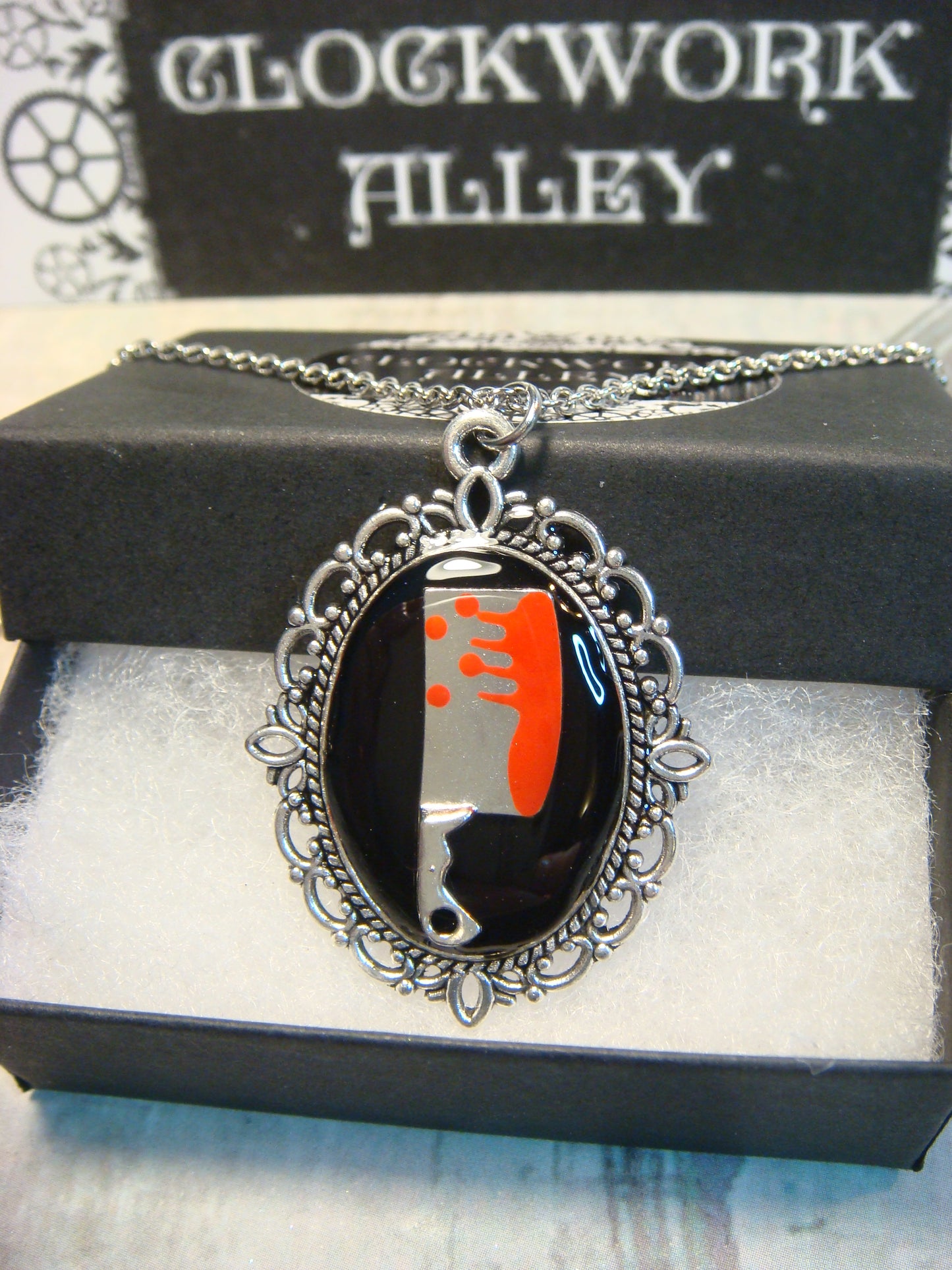 Bloody Cleaver Ornate Necklace