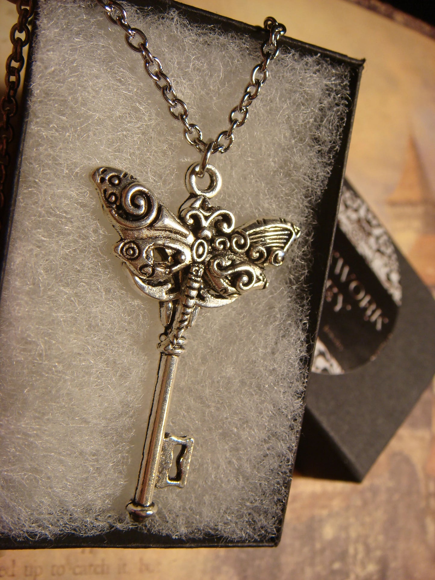 Dragonfly Key Necklace