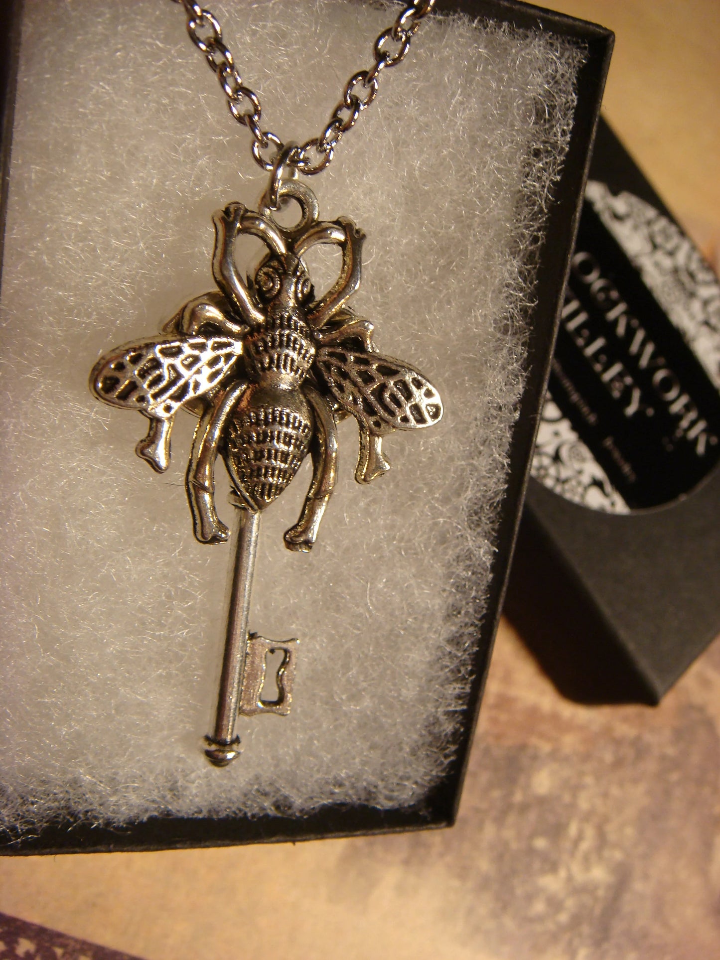 Bee Key Necklace