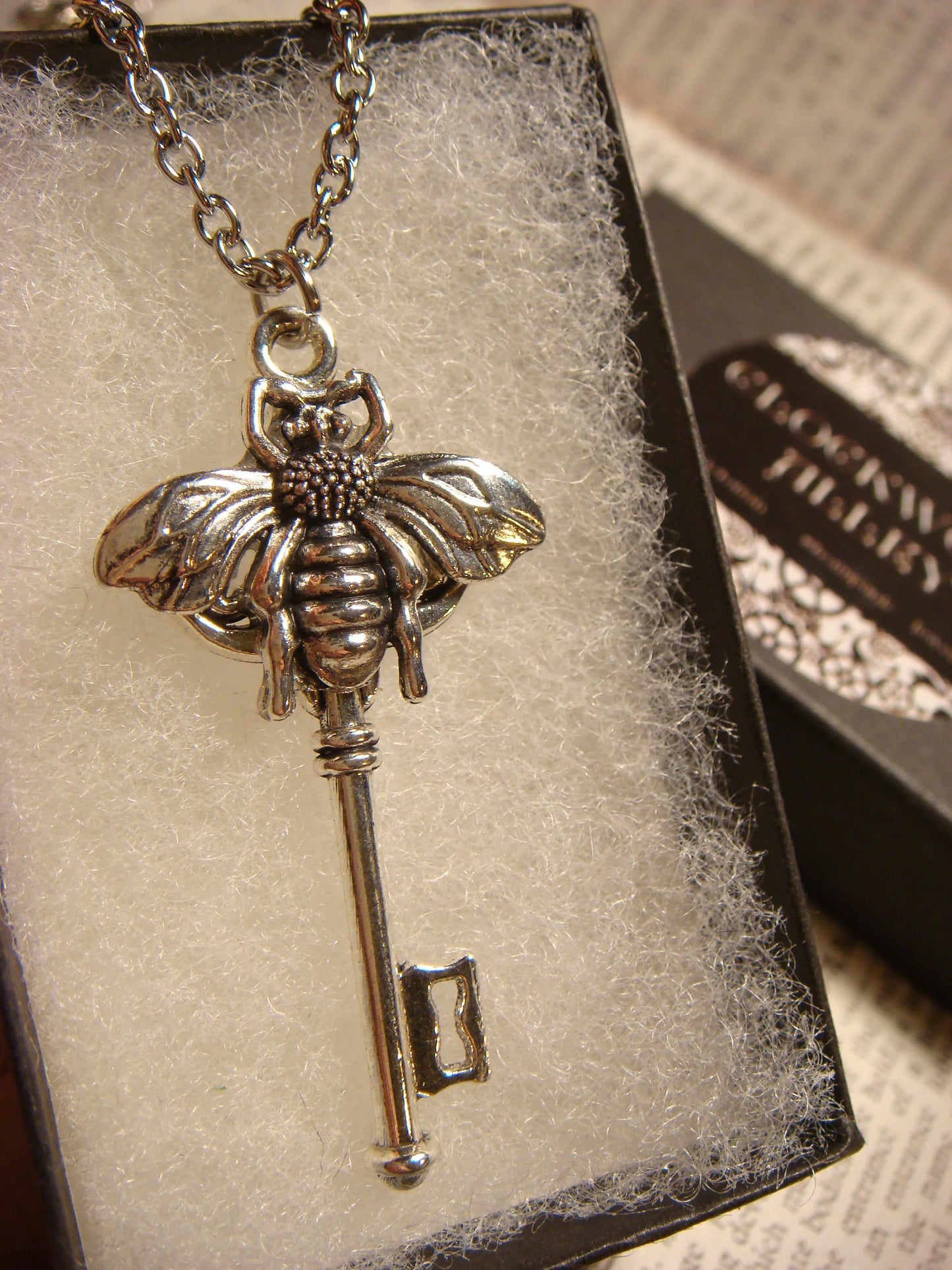 Bee Key Necklace