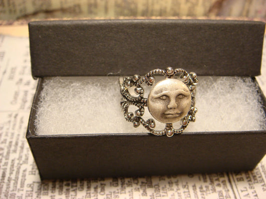 Victorian Man in the Moon Ring