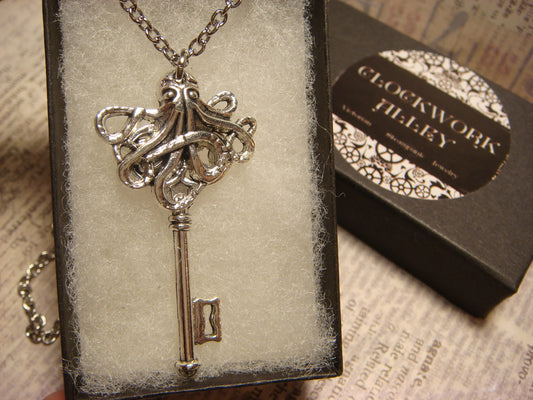 Octopus Key Necklace