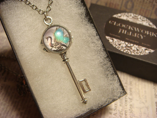 Dragon Image Key Necklace