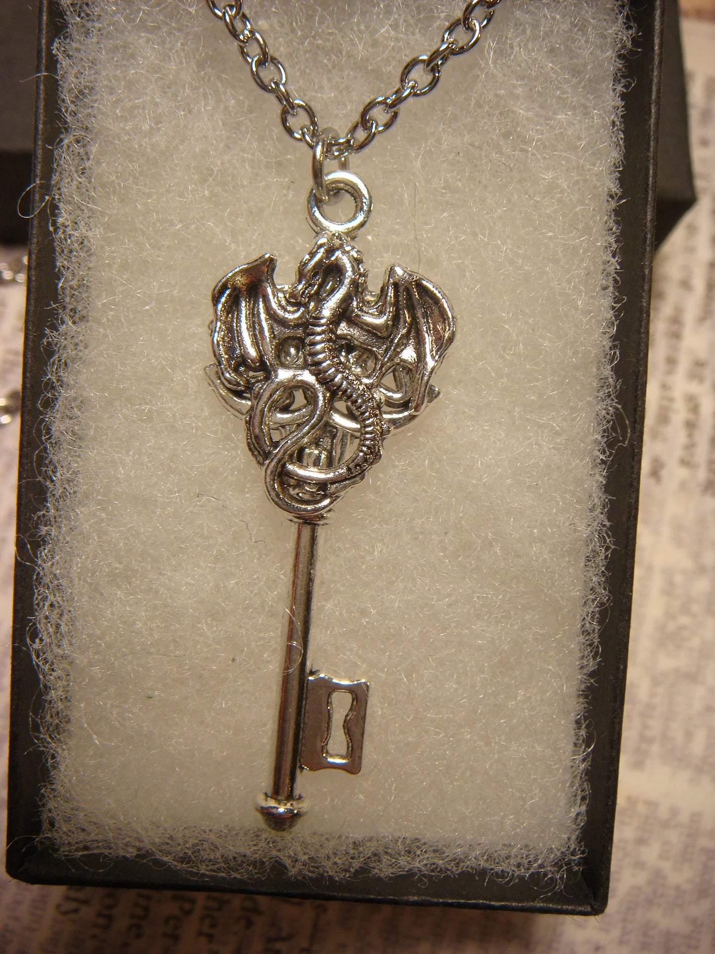 Dragon Key Necklace