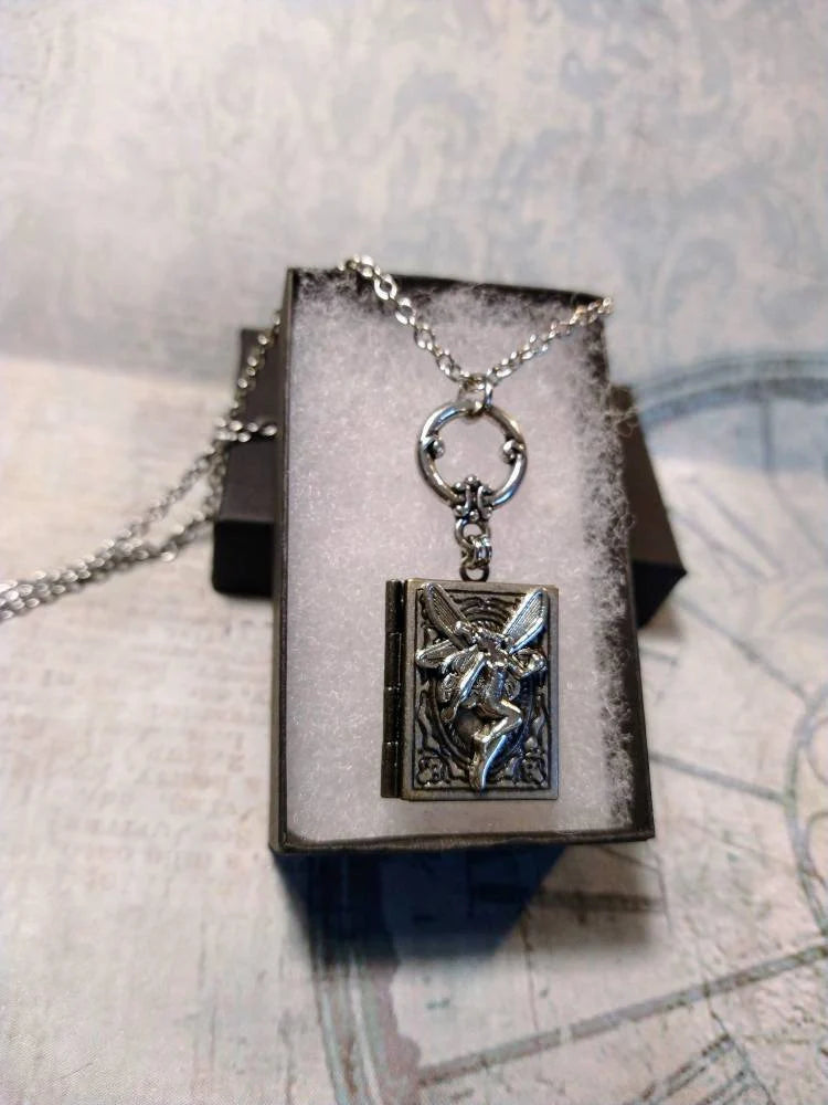Fairy Book Locket Necklace