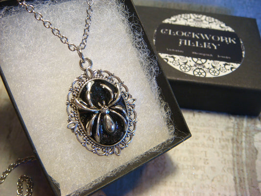 Spider Small Ornate Necklace