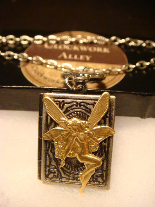 Fairy Book Locket Necklace